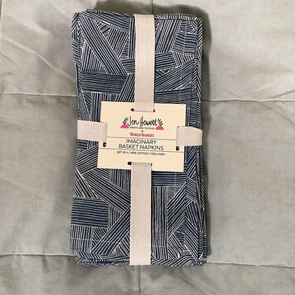 Jen Hewett World Market cotton linen napkins